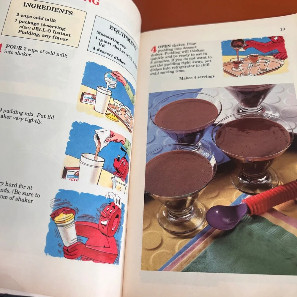 Vintage 1991 Jell-O Kids Cooking Fun Favorite Brand‎ Name Recipes Cookbook No 36